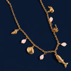 Collier Charms Océan & Perles  — Collection Océan ZORVAE