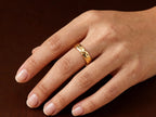 Bague Jonc Large Martelée — Anneau Ouvert | Collection Martelée