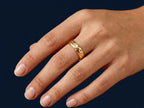 Bague Jonc Large Martelée — Anneau Ouvert | Collection Martelée